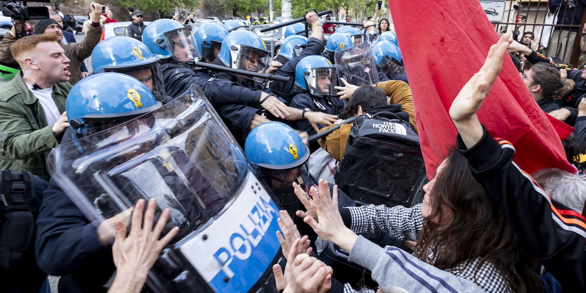 Nelle università italiane dilagano manifestazioni violente contro Israele