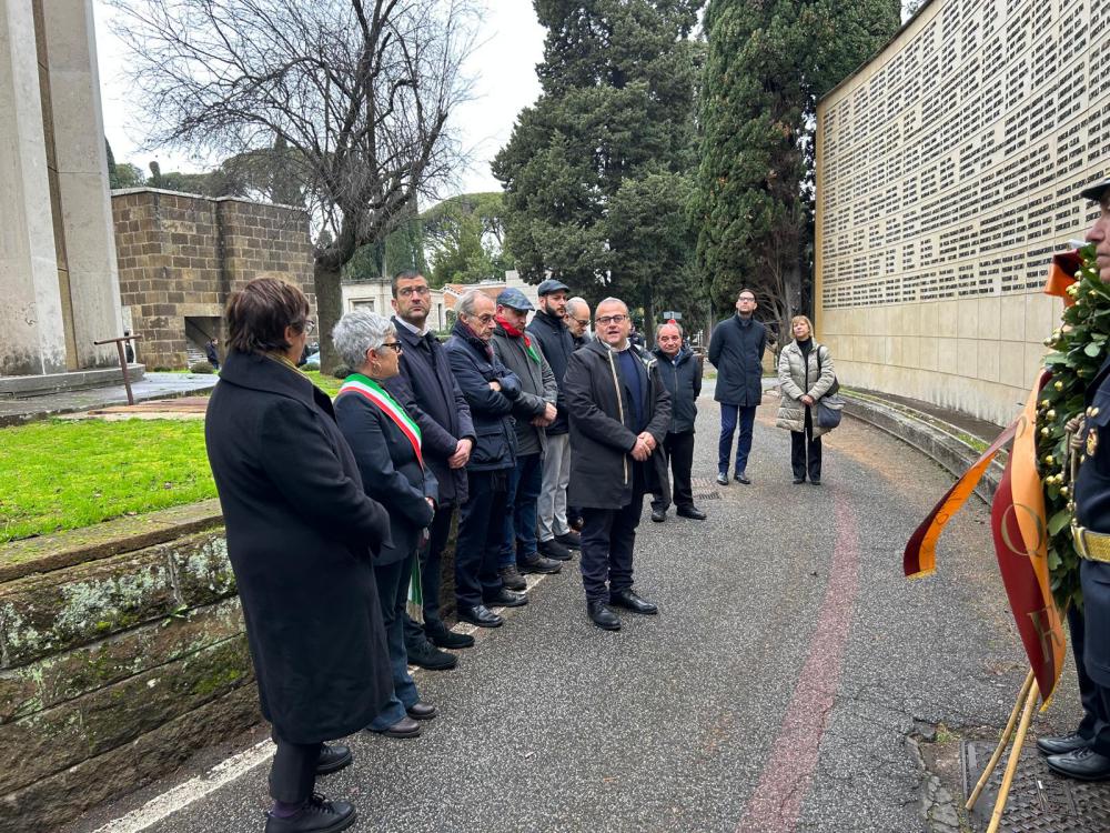 Le celebrazioni dell'81° anniversario della deportazione politica del 4 gennaio 1944 a Roma, un momento di raccoglimento per la città