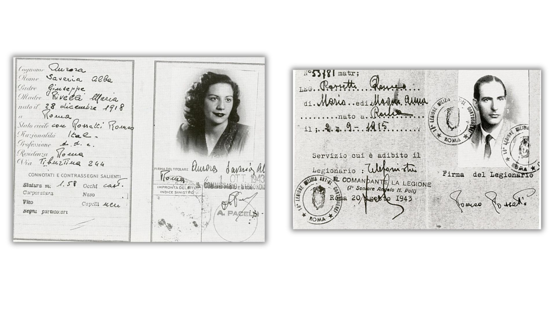 Documenti falsi per non morire. Angelo Sonnino e Alba Pontecorvo, 1943