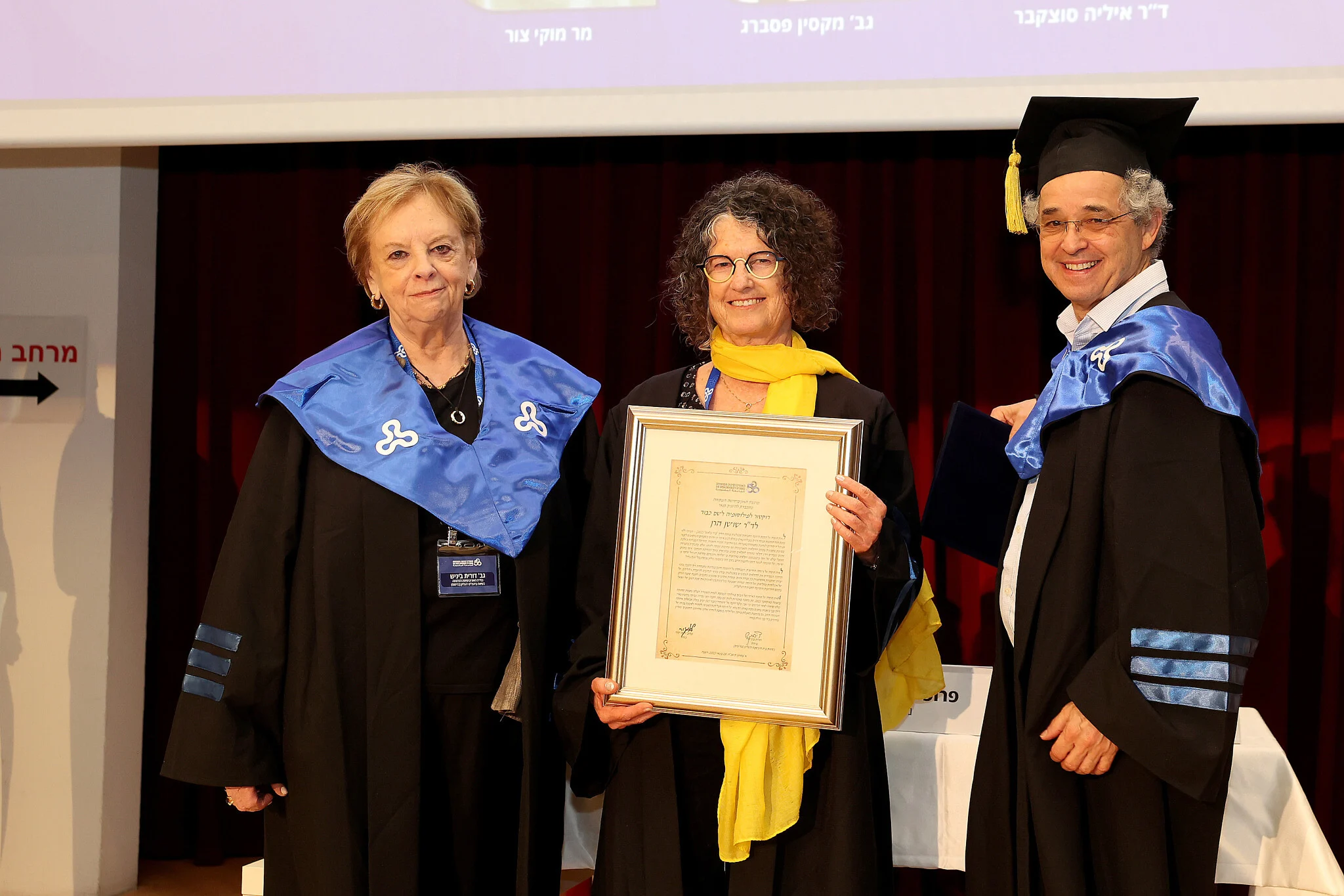 All’ex ostaggio Shoshan Haran la laurea honoris causa per l’aiuto agli agricoltori africani