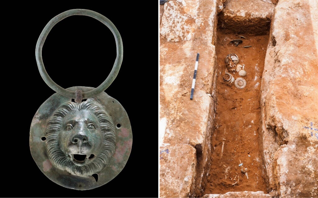 Israele, svelato il mistero dei dischi a forma di teste di leone di 1.900 anni fa