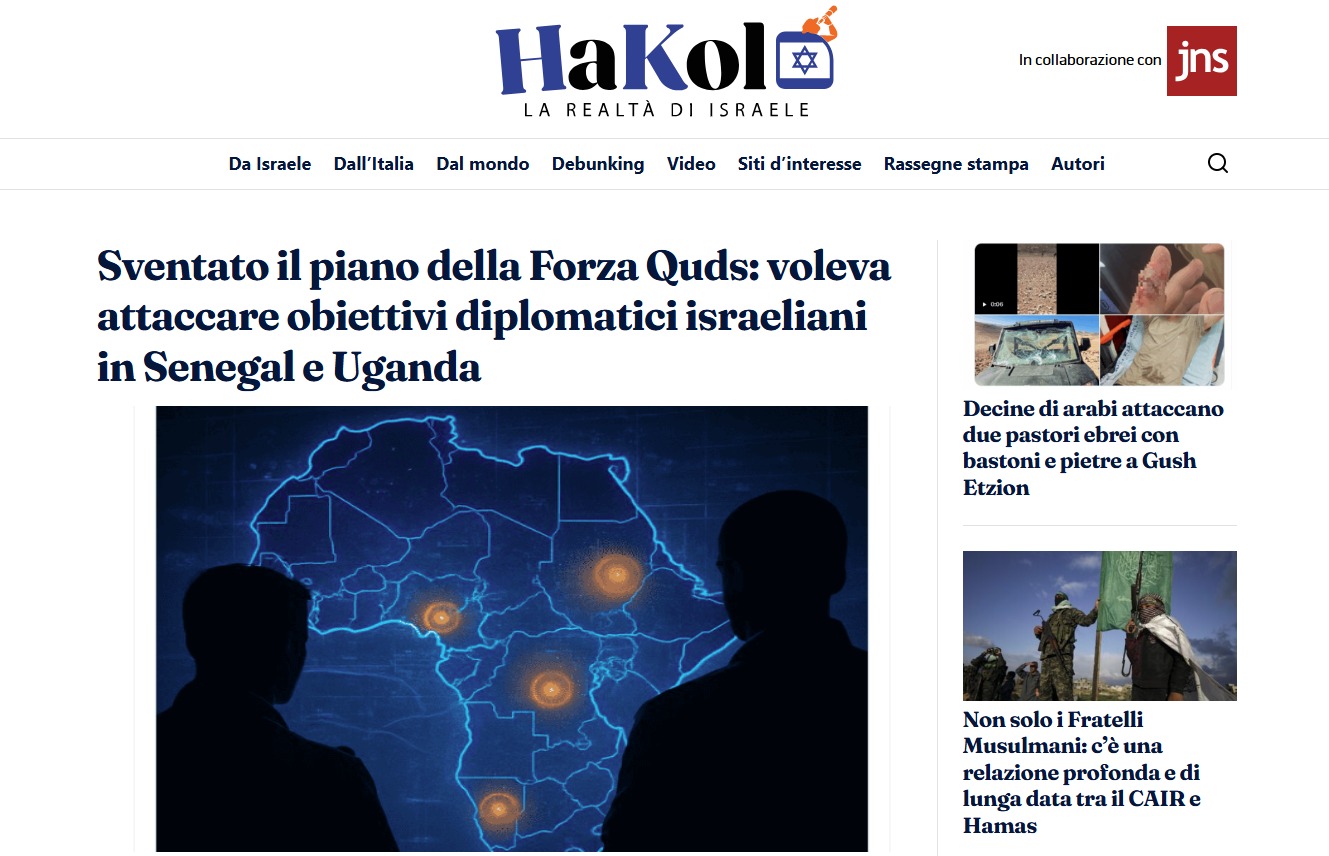 Il Riformista lancia ‘HaKol’, il nuovo sito d’informazione su Israele Il Riformista lancia ‘HaKol’, il nuovo sito d’informazione su Israele