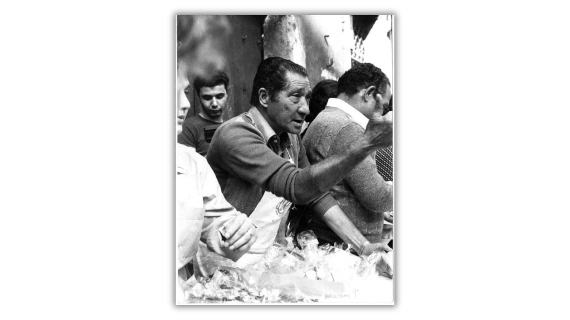 Boccione: il pasticciere di Portico d'Ottavia, 1978