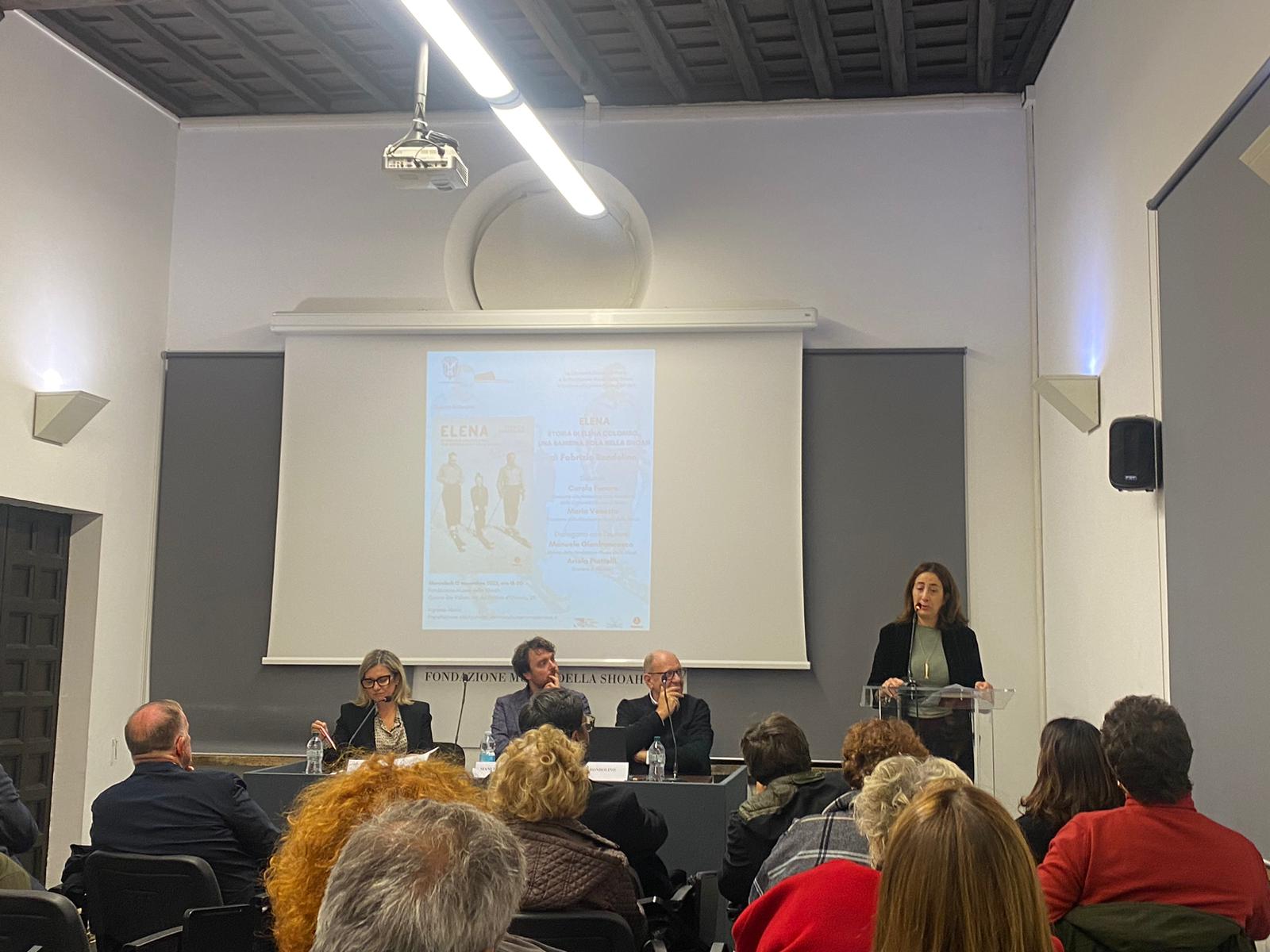 Elena Colombo, una bambina sola nella Shoah: la presentazione alla Casina dei Vallati Elena Colombo, una bambina sola nella Shoah: la presentazione alla Casina dei Vallati