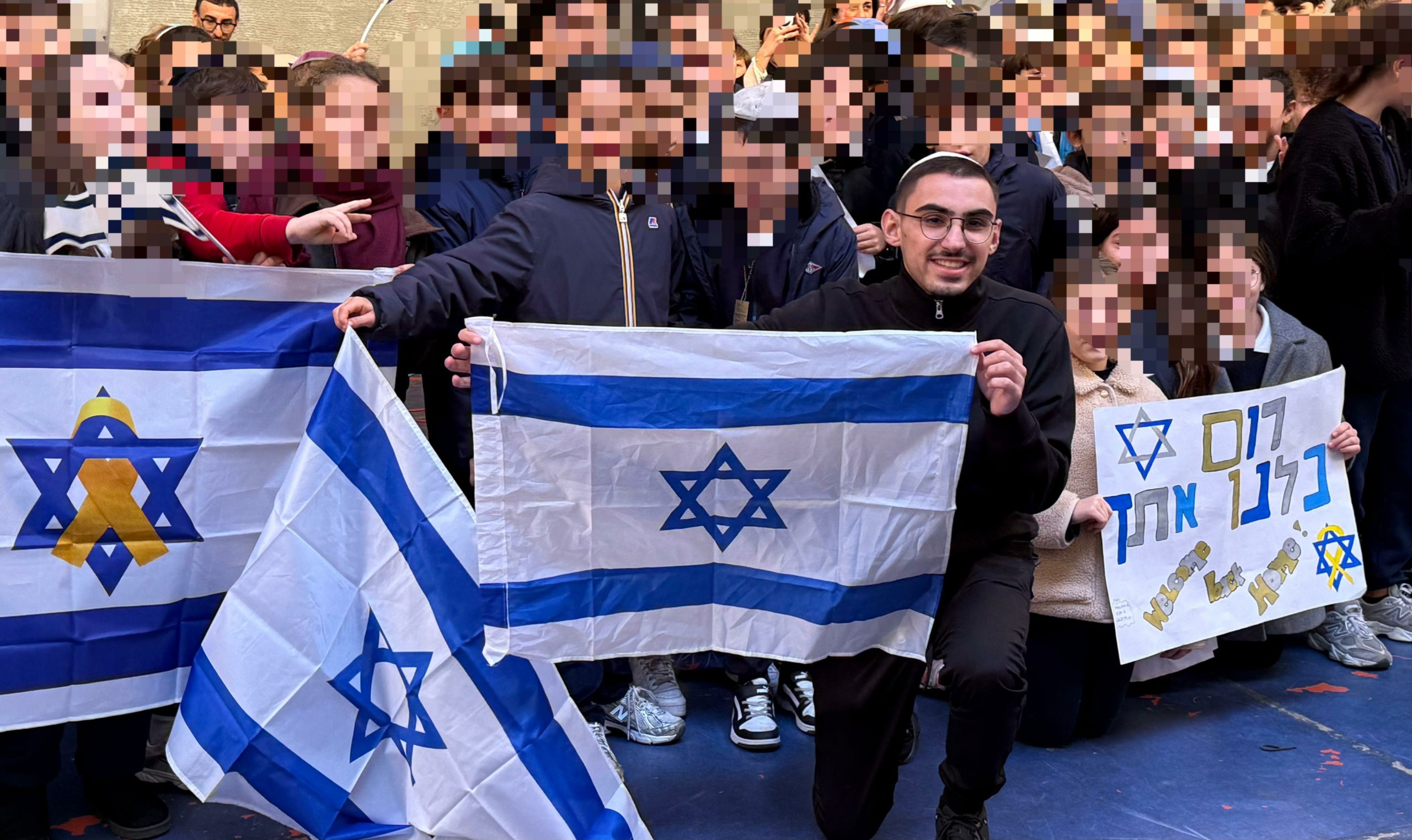 L’abbraccio delle Scuole Ebraiche di Roma a Rom Braslavski L’abbraccio delle Scuole Ebraiche di Roma a Rom Braslavski