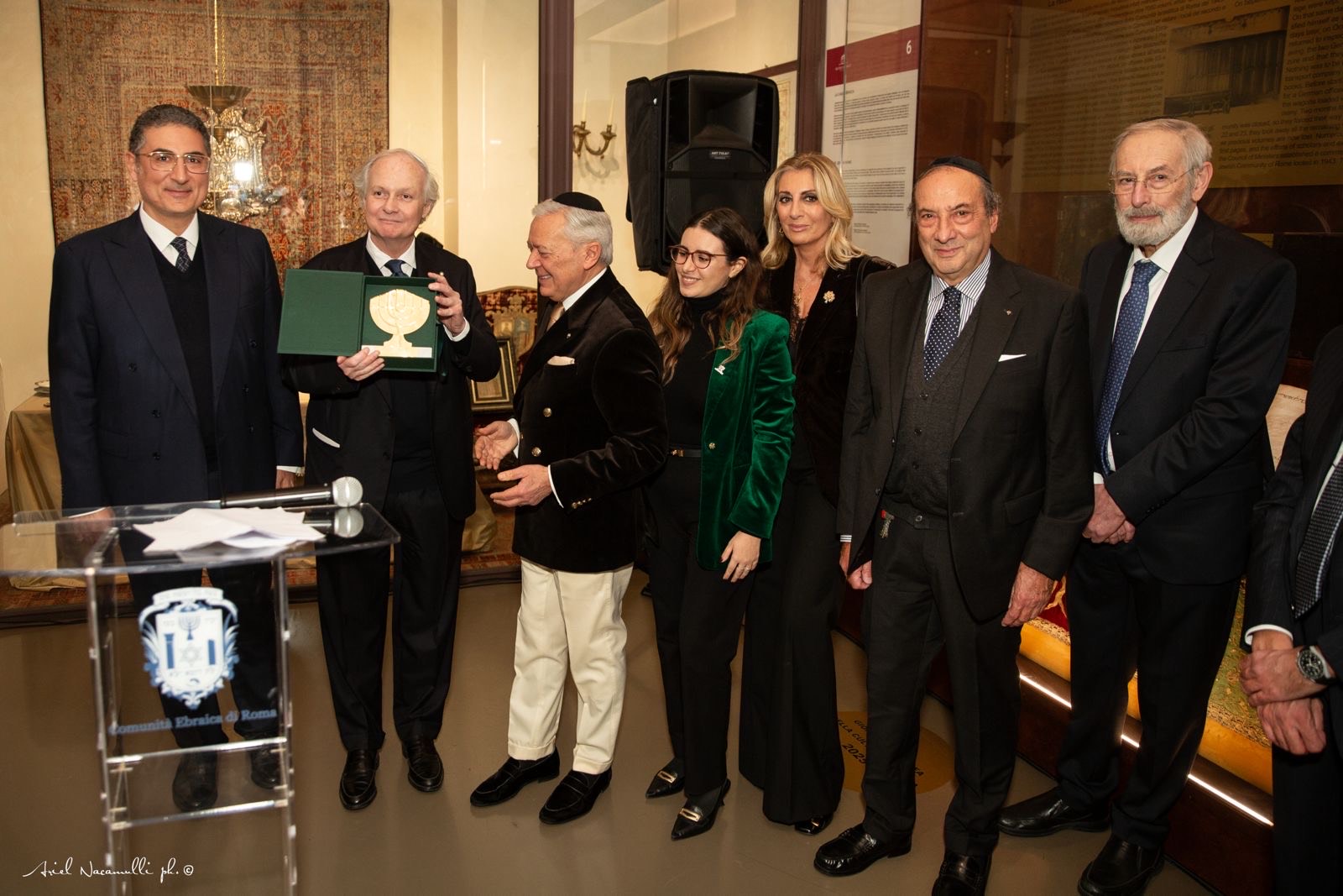 Il Benè Berith conferisce la ‘Menorah d’oro’ a Stefano Lucchini