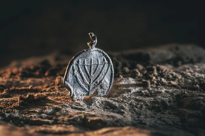 Gerusalemme, scoperto un ciondolo in piombo con menorah d’epoca bizantina Gerusalemme, scoperto un ciondolo in piombo con menorah d’epoca bizantina