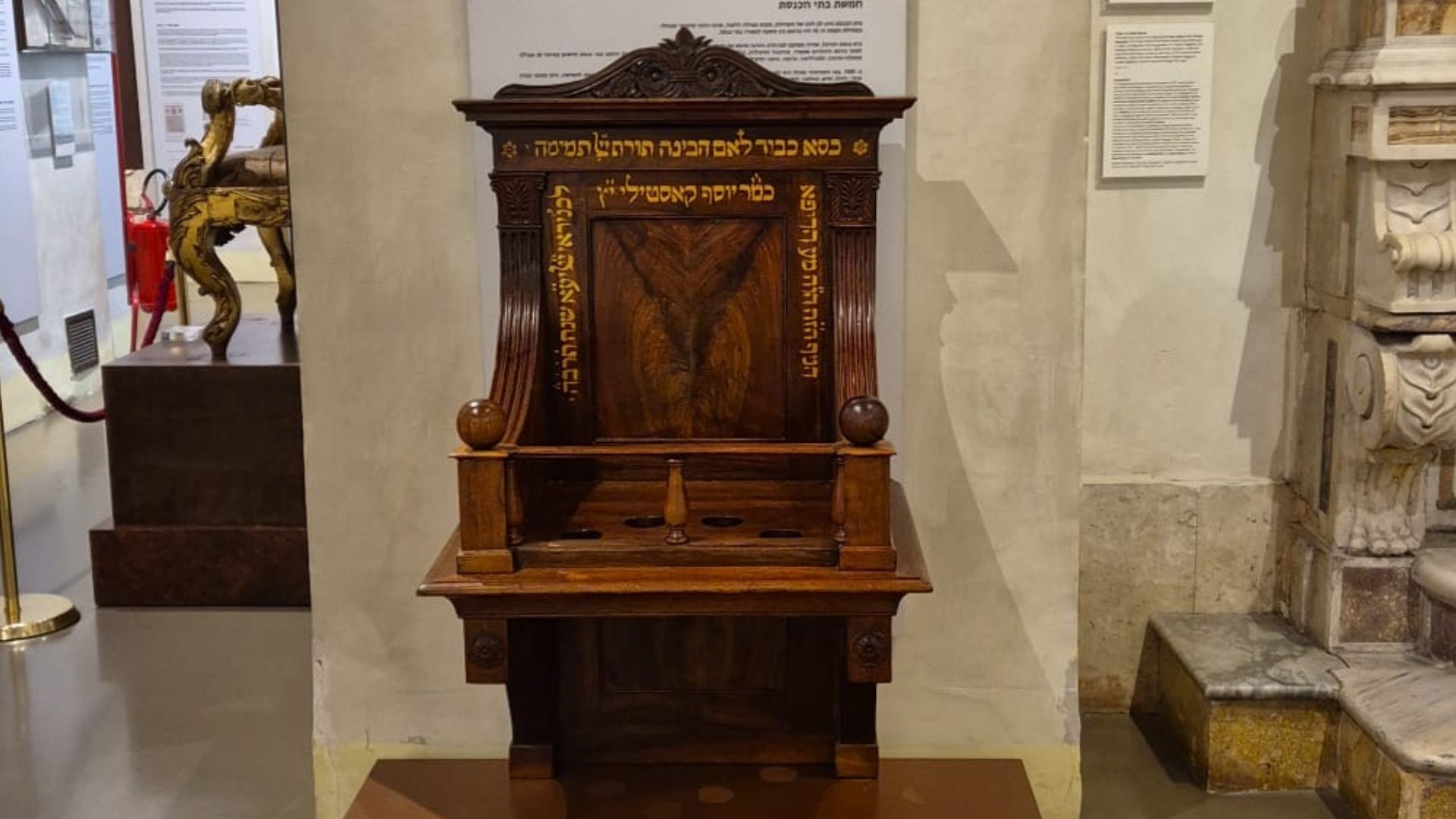 Il ritrovamento di un antico seggio