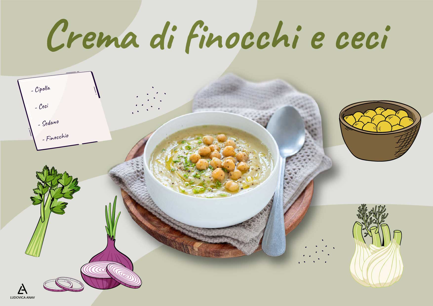 Crema di finocchi e ceci