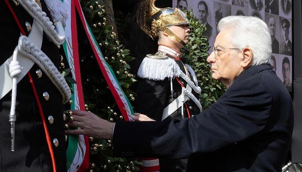 Fosse Ardeatine, 82 anni dopo: Mattarella ricorda le 335 vittime