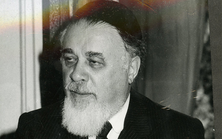 Equilibrismo e sopravvivenza: Rav Moses Rosen. Fotografia del 1981