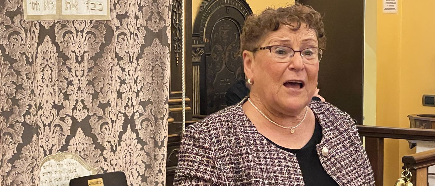 Miriam Peretz in visita alla Scuola ebraica: 
