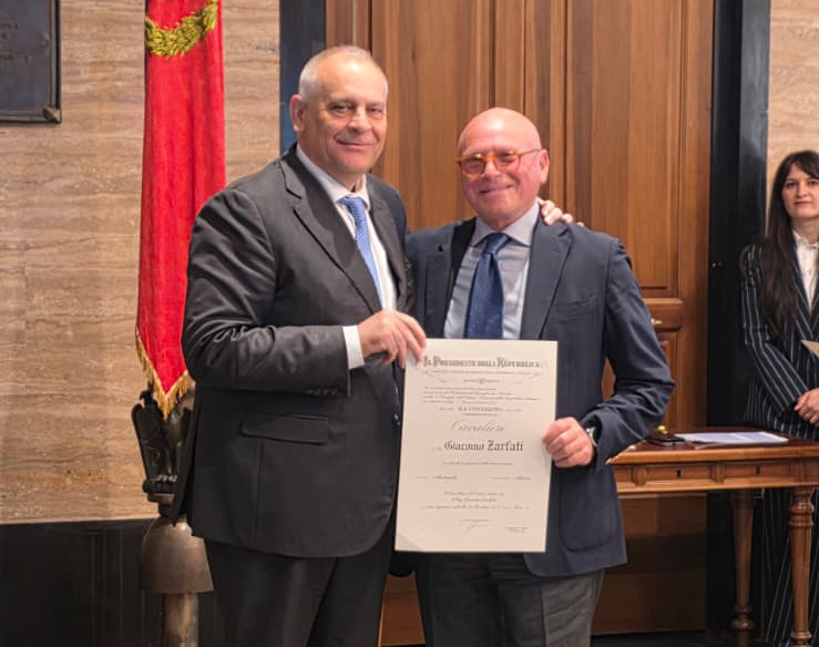 Giacomo Zarfati nominato Cavaliere dell’Ordine al Merito della Repubblica Italiana