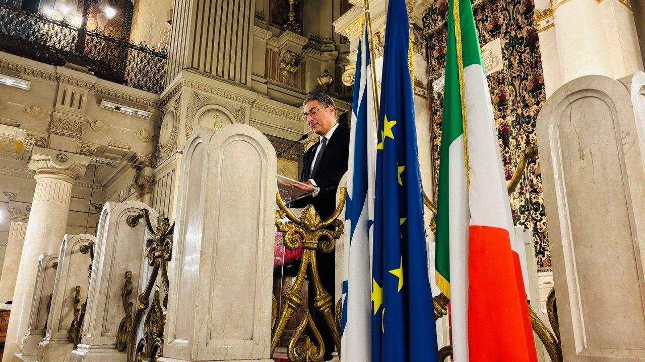Commemorazione del 7 e del 9 ottobre: il discorso del presidente della Comunità Ebraica di Roma Victor Fadlun